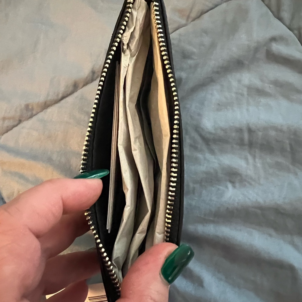 Coach Wristlet Blue and Black